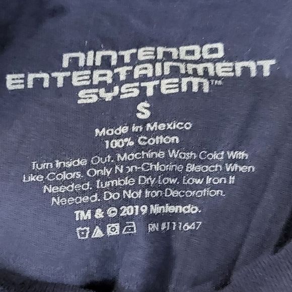 NINTENDO Blue "Classically Trained" Graphic T-Shirt Size S - Picture 3 of 4